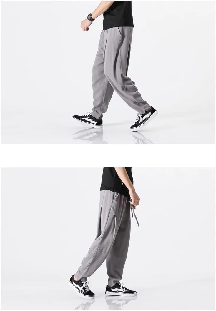 Seidarise Men's Joggers Sweatpants Harem Jogger Pant Long Sports Pants