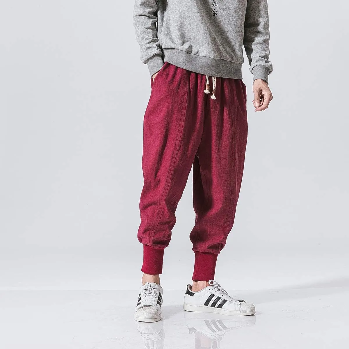Seidarise Men's Joggers Sweatpants Harem Jogger Pant Long Sports Pants