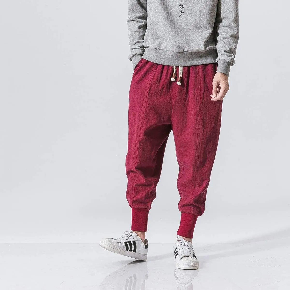 Seidarise Men's Joggers Sweatpants Harem Jogger Pant Long Sports Pants