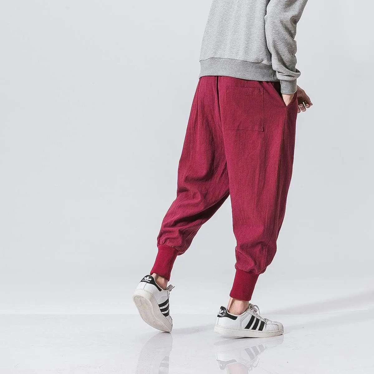 Seidarise Men's Joggers Sweatpants Harem Jogger Pant Long Sports Pants