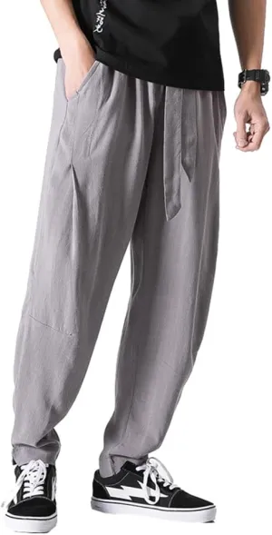 Seidarise Men's Joggers Sweatpants Harem Jogger Pant Long Sports Pants