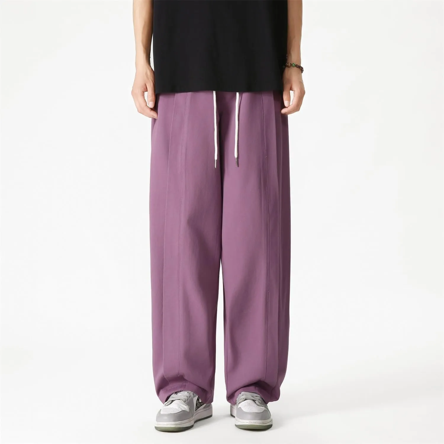 Seidarise Men's Wide Leg Casual Harem Japanese Yoga Harem Pants Hip hop Joggers Baggy