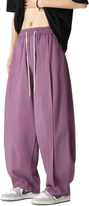 Seidarise Men's Wide Leg Casual Harem Japanese Yoga Harem Pants Hip hop Joggers Baggy