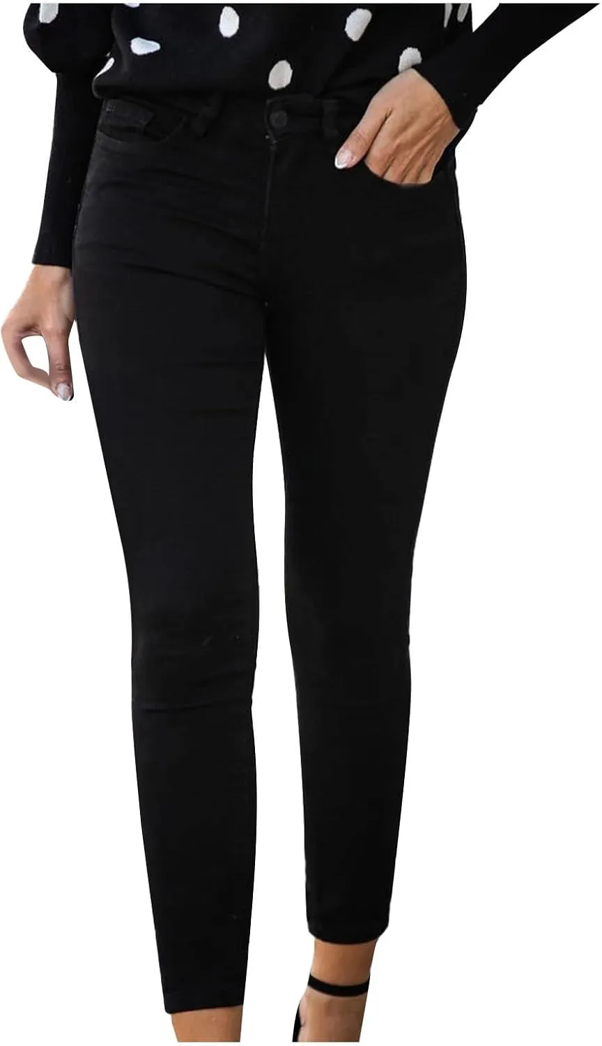 Skinny Jeans for Women High Waist Stretchy Classic High Rise Slimming Jeggings Denim Trousers Pants 2024 Summer