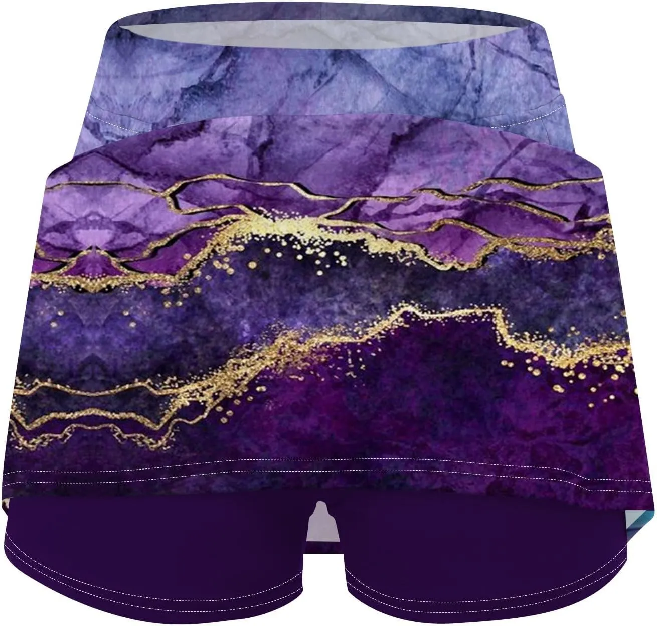 Skirts for Women Lightweight Joggers Athletic Workout Skorts Printed Sports Pants Tummy Control Athletic Shorts