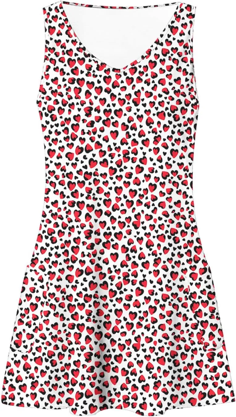 Summer Beach Dresses for Women 2025 Trendy Sleeveless v Neck Flowy Mini Aline Dress Boho Floral Tshirt Tank Sundress
