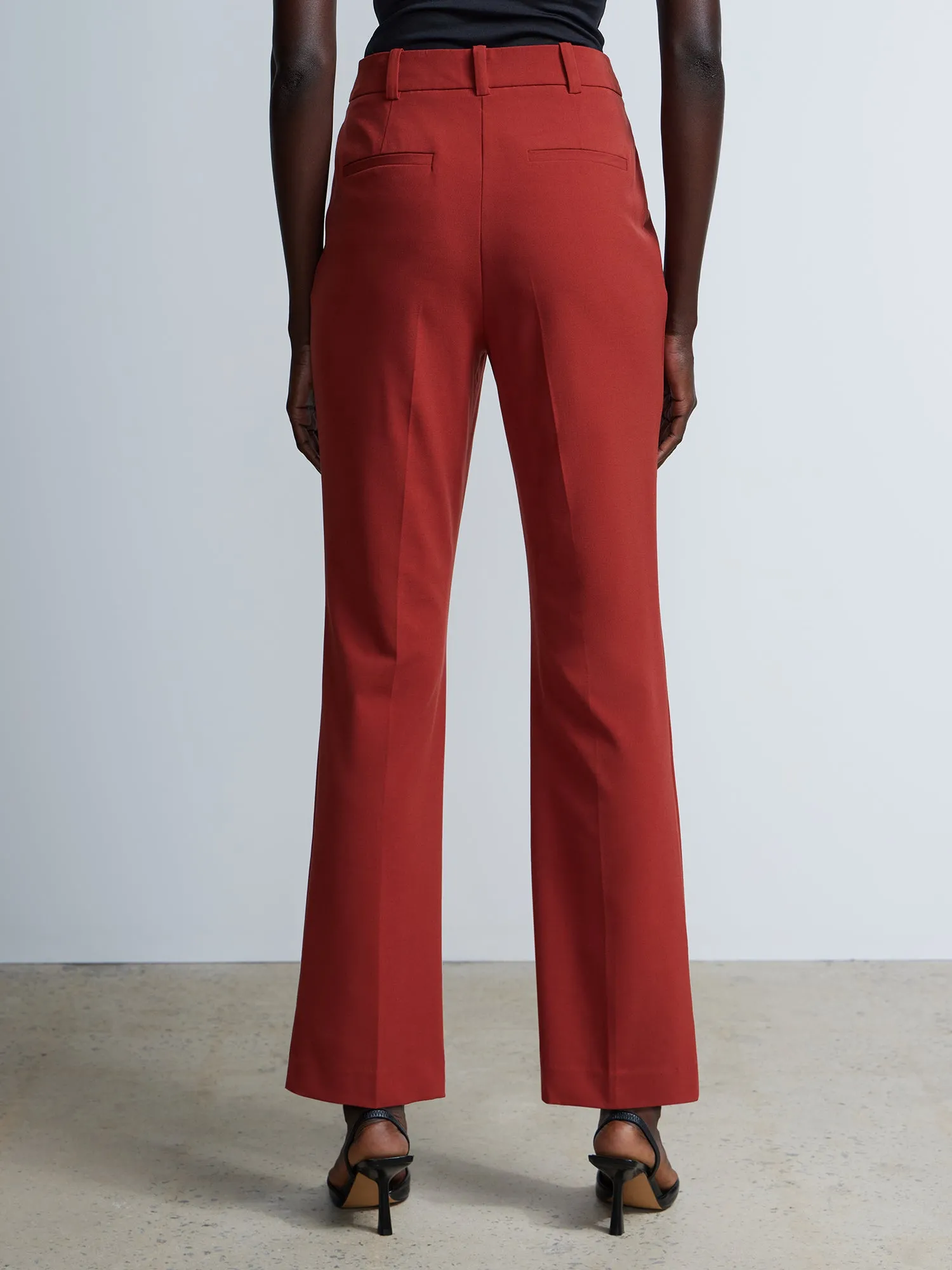 Tailored Straight Leg Pants