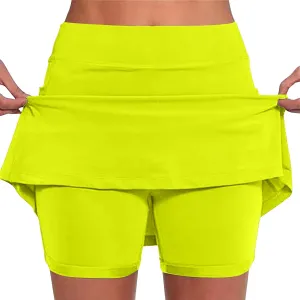 TANGNADE Women Skorts for Summer Lightweight Skirt Athletic Inner Shorts for Running Tennis Golf Workout Sports Outfits