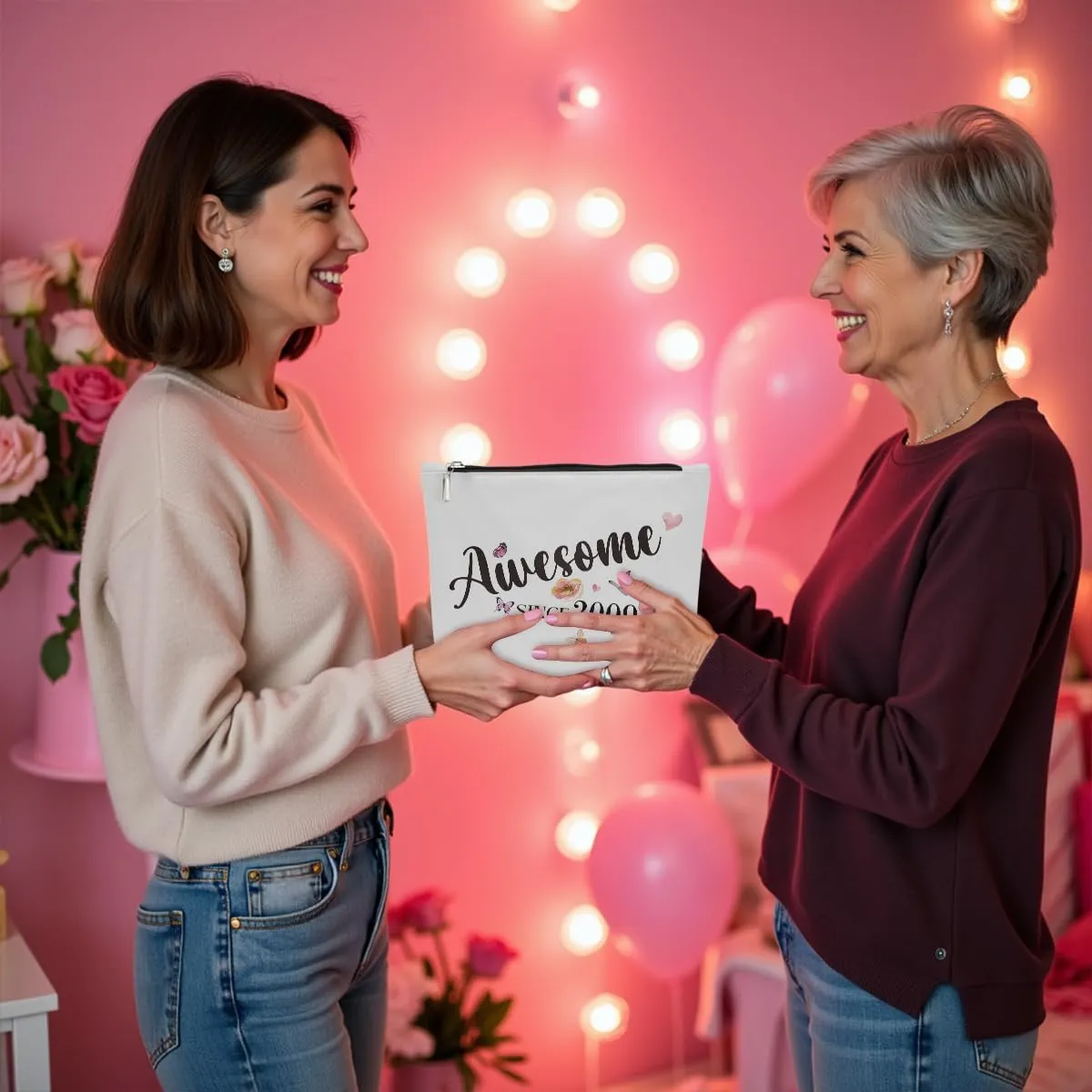 The 16th birthday gift for women, the 16th birthday decoration gift for women - the 16th birthday gift idea for friends, girlfriends, sisters, colleagues and BFF - the cosmetic bag since 2009