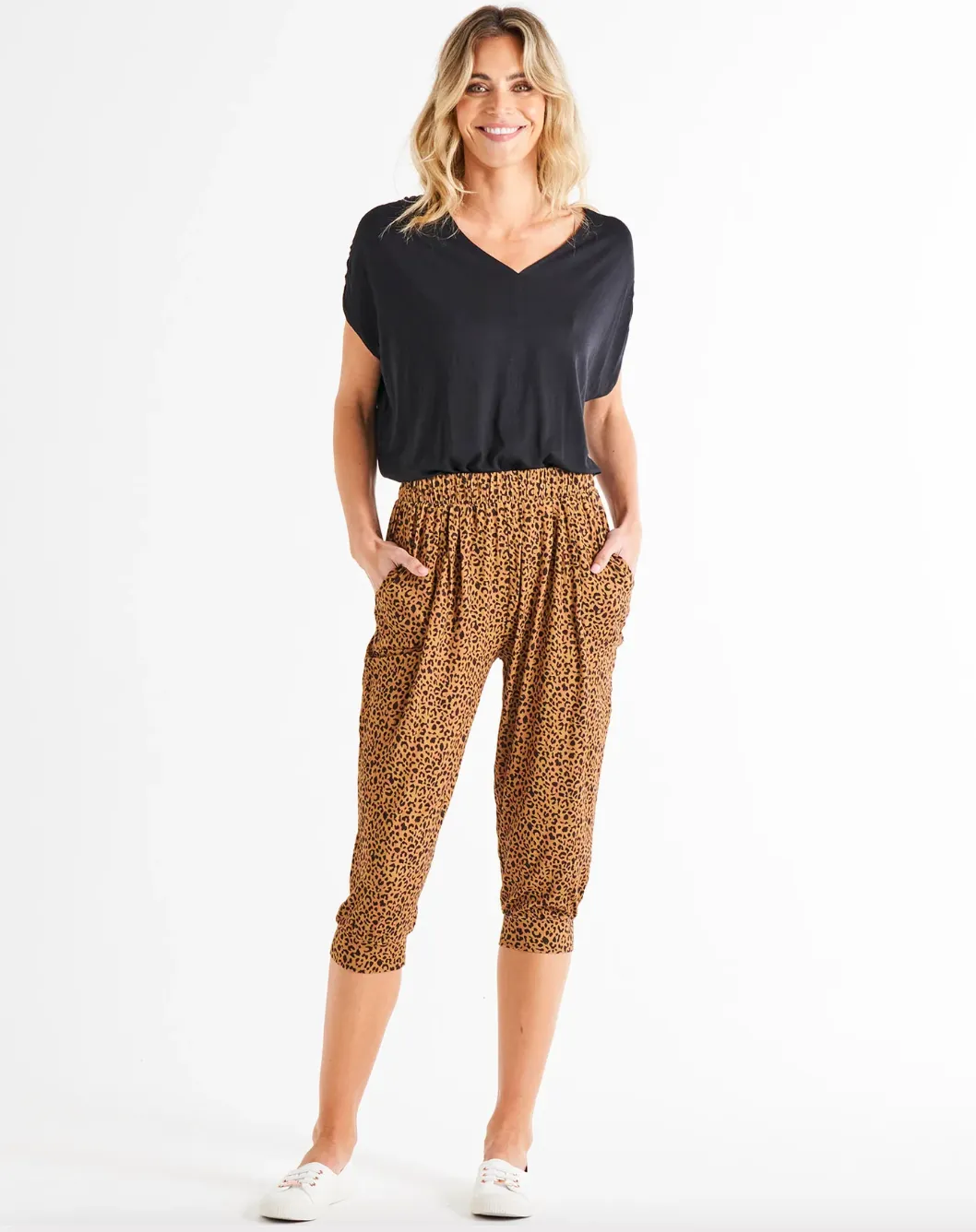 Tokyo 3/4 Pant by Betty Basics - Wild