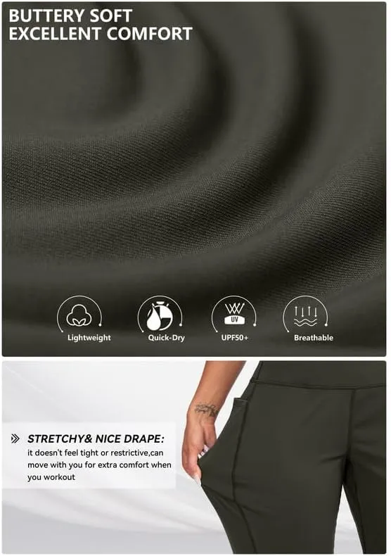 Viodia Women's Joggers with Pockets High Waisted Athletic Workout Yoga Jogger Pants for Women Tapered Sweatpants