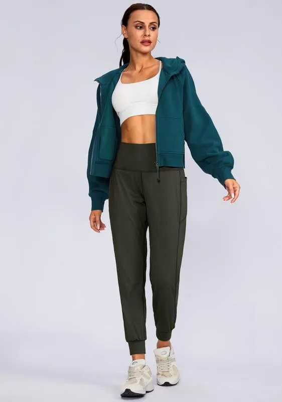 Viodia Women's Joggers with Pockets High Waisted Athletic Workout Yoga Jogger Pants for Women Tapered Sweatpants