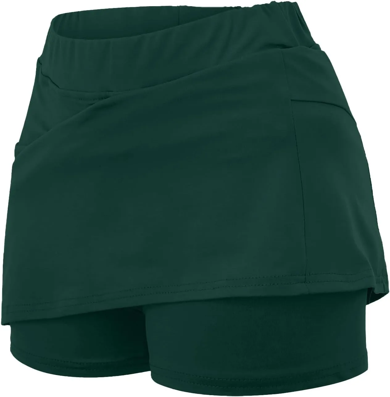 Womans Tennis Golf Skirts High Waisted Workout Athletic Skirt with Shorts Underneath Quick Dry Gym Running Skirt