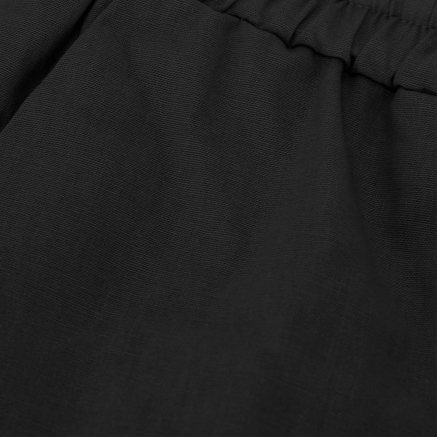 Women Cotton Linen Drawstring Joggers, Summer Outdoor Running Workout Casual Pants Comfy Breathable Pockets Trousers