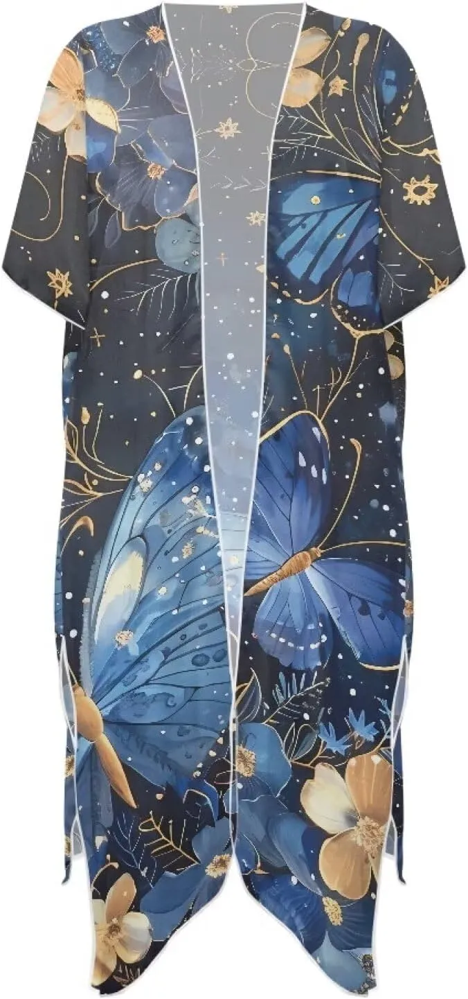 Women Kimono Swimsuit Cover Ups Short Sleeve Bikini Cover Up for Beach Vacations