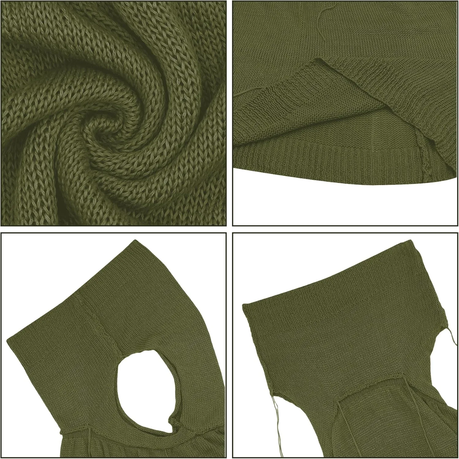 Women Knitted Hoodie Sweater Vest Sexy Sleeveless Hollow Out Hooded Crop Top Streetwear Rave Oufit