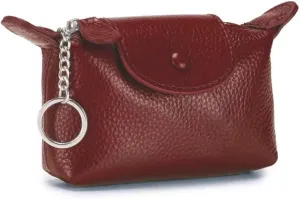 Women's Coin Purse with KeyChain, Mini Bag with Zipper - Wristlet Wallets for Men & Women
