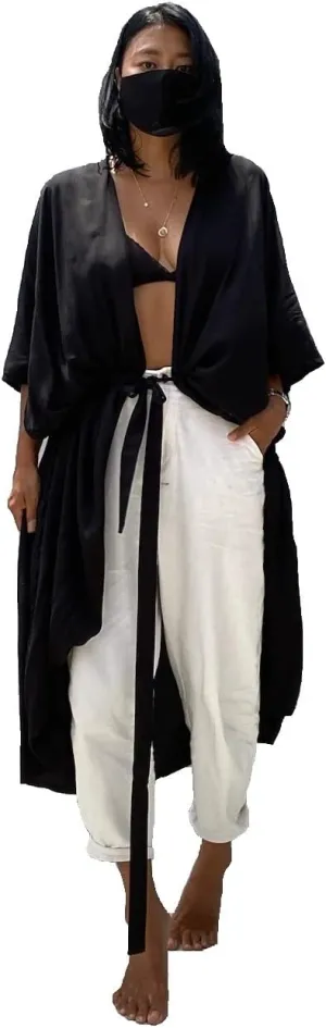 Women's Fashion Geometry Print Cover ups Tunic Kimono Cardigan Shawl