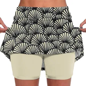 Women's Skorts Tummy Control Plus Size with Pockets for Women High Waist Athletic Sports Pants Skirt Casual Skirt